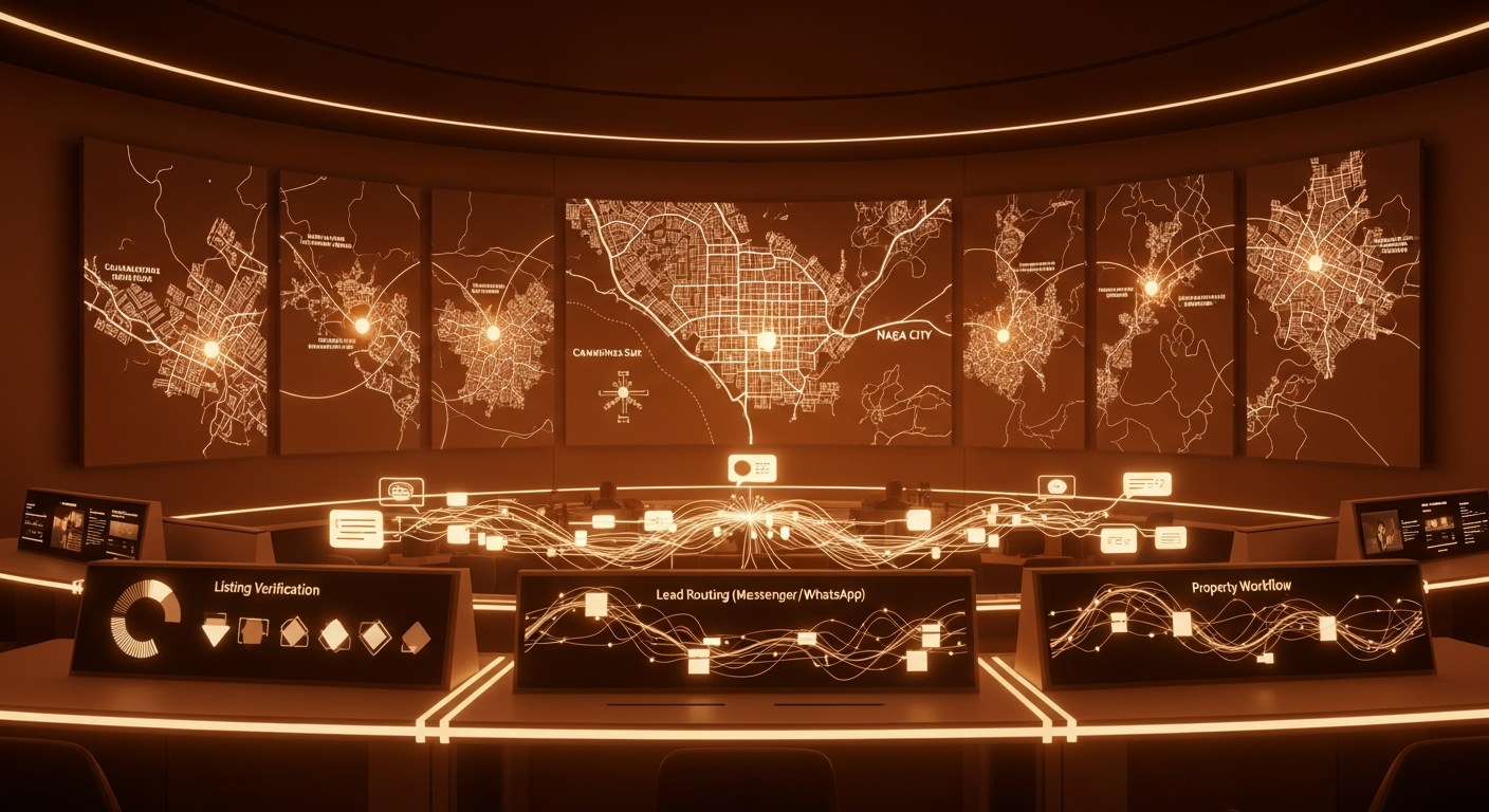 AI-generated REALIADAD operations control room concept